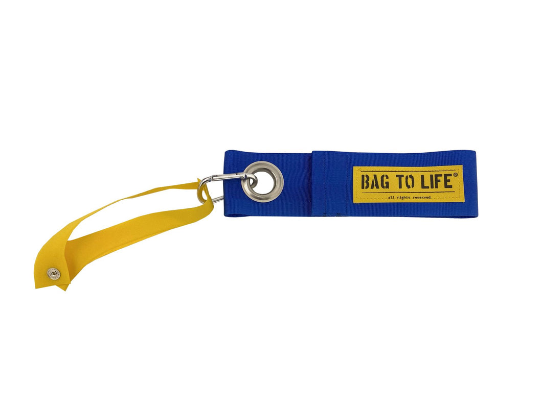 Bag to Life Alpha Luggage Tag Blue