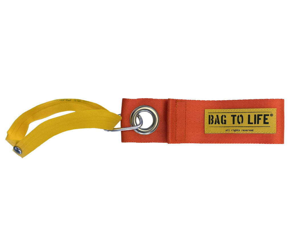 Bag to Life Alpha Luggage Tag Orange