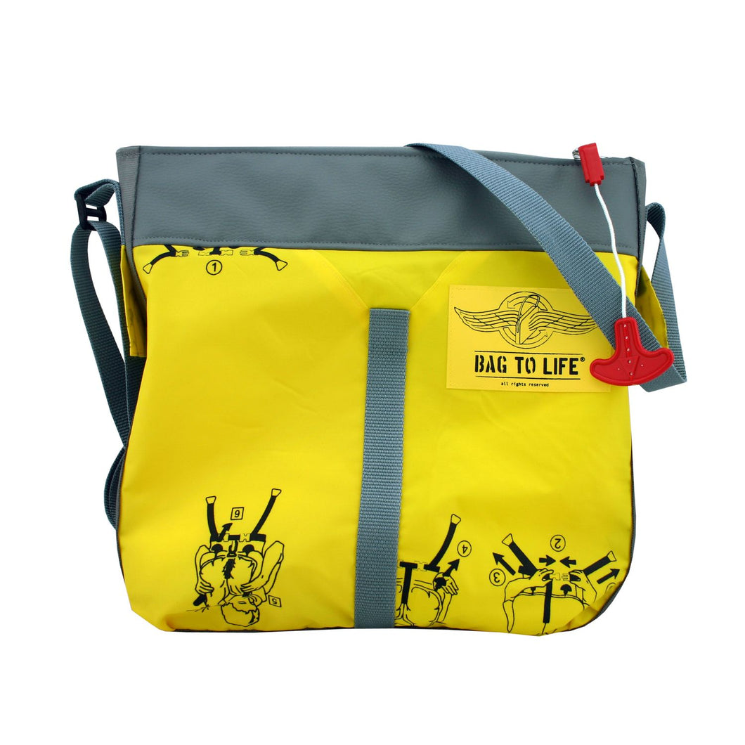 Bag to Life Classic Flyer Bag Grey - Shoulder Bag